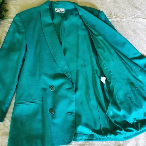 Pappagallo | Vintage Double Breasted Blazer Sz L - Picture 6 of 8